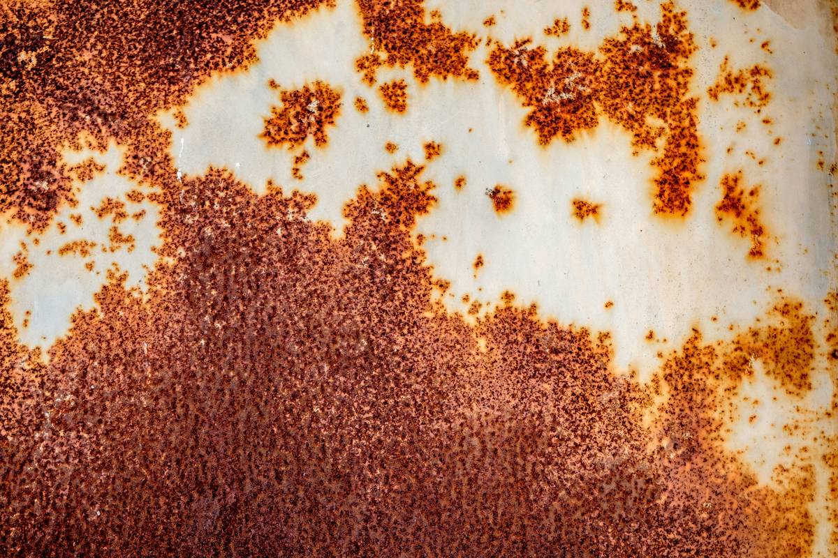 Comparison of eco friendly option natural rust remover results on rusty wrench after treatment